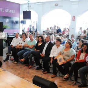 Asistencia a la Feria de la Diputación de Albacete de Francis Rubio diputada provincial de Ciudadanos y Carmen Picazo concejala