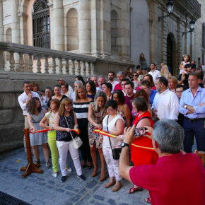 Esteban Paños e Isabel Martín de Eugenio participan en los actos inaugurales de la Feria y Fiestas de Agosto en Toledo