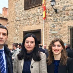 Los concejales de Ciudadanos en Toledo asisten al acto conmemorativo del día de la Constitución Española celebrado en la Sinagoga del Tránsito