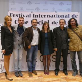 Isabel M. de Eugenio, en la gala del XIV Festival de Cine Social de CLM