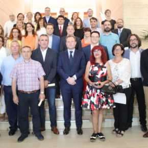 Los nueve alcaldes pedáneos de Albacete han tomado posesión este jueves en un acto celebrado en el Ayuntamiento